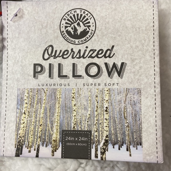 Morgan Home Birch Trails Plaid Reversible Decorative Euro Pillow 24” X 24” - Picture 2 of 2